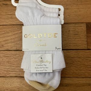 NWT Gold Toe Women’s 3-pair socks